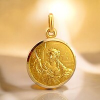 14Kt Saint Lucia Pendant - Yellow Gold