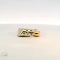 14k Yellow Gold Dome Band Ring