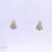 14k Cluster Diamond Stud Earrings 