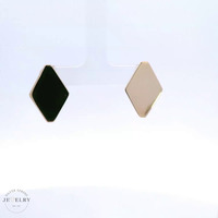 10k Kite Shaped Stud Earrings