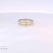 14k White Gold Contemporary Wedding Band