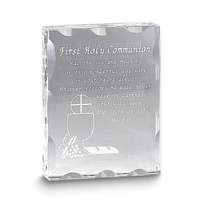 First Holy Communion Glass 