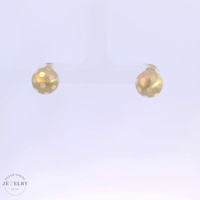 14k Stud Dome Earrings