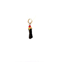 14K Yellow Gold Azabache Hand Charm/Pendant