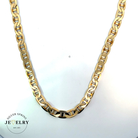 14k Yellow Gold Anchor Link Chain