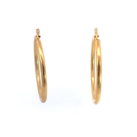 14K Yellow Gold Hoop Earrings