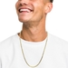 14k 4mm Solid Rope Chain 24 inch 