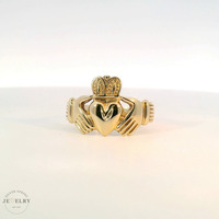 10k Yellow Gold Claddagh Ring