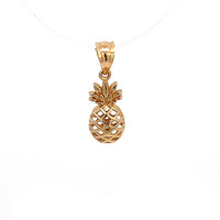 14Kt Yellow Gold Pineapple Pendant/Charm