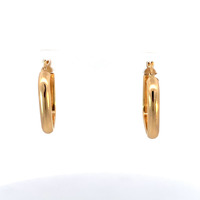 14kt Yellow Gold Squared Hoop Earrings