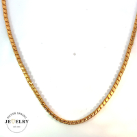 22k Yellow Gold Fancy Link Chain