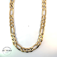 14k Yellow Gold Figaro Chain