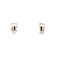 14kt White Gold Huggie Earrings