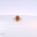 14k Yellow Gold Carnelian Gemstone Ring