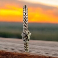 Phillip Gavriel Woven Sterling Silver 7" Bracelet