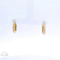 14k Yellow Gold Fashion Huggies Earrings