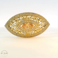 18k Yellow Gold Filigree Cocktail Ring