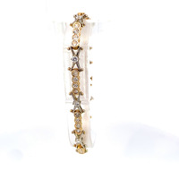 14K Two-Tone Gold 8" Tennis Bracelet  