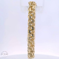 18k Charm Link Bracelet 