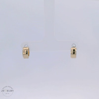 14K Yellow Gold Huggies Earrings