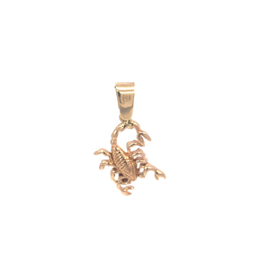 14kt Yellow Gold Scorpion Pendant