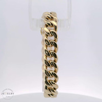 18k Yellow Gold Cuban Link Bracelet