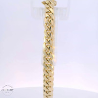 14k Cuban Link Bracelet