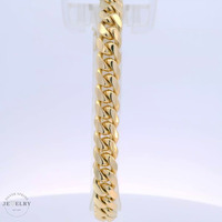 14k Yellow Gold Cuban Link Bracelet