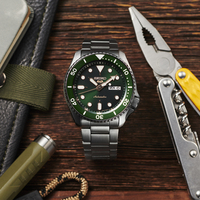 SEIKO 5 SPORTS AUTOMATIC GREEN DIAL SRPD63