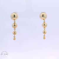 14k Ball Dangle Earrings