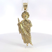 14k Yellow Gold St. Jude Charm