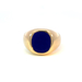 18k Signet Lapis Lazuli Ring 