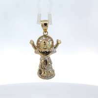 14k Baby Jesus Charm