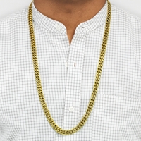 10k Yellow Gold Franco Link 7mm Chain, 106.5g, 35 inch