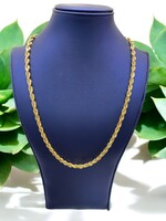 14K Yellow Gold 6mm 24" Rope Chain