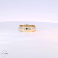 14k Yellow Gold Classic Wedding Band 