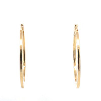 14kt Yellow Gold Fancy Hoop Earrings