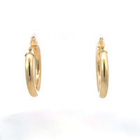 14kt Yellow Gold Classic Hoop Earrings