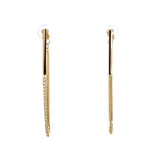 14k Yellow Gold Dangle Earrings 