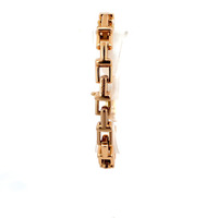 18k Yellow Gold Tiffany & Co T Narrow Link Bracelet 