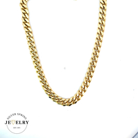 14k Yellow Gold Cuban Link Chain