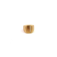 14K Yellow Gold Signet Ring