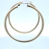  14k Classic Hoops Earrings 