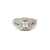  14k White Gold Multi-Stone Diamond Engagement Ring