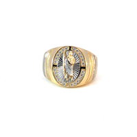 Men's 14k St. Jude Signet Ring, Size 10, 10g 