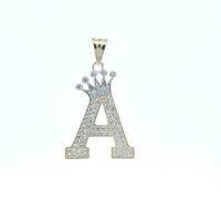 14k yellow gold initial "A" Pendant, 2.1g