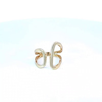 14K Yellow Gold Open Ring 