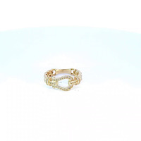 14K Yellow Gold Buckle Ring 