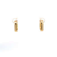  14K Yellow Gold Huggie Earrings