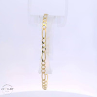  14k Figaro Link Bracelet